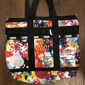 LeSportSac Multicolored Medium Tote Shoulder Trave